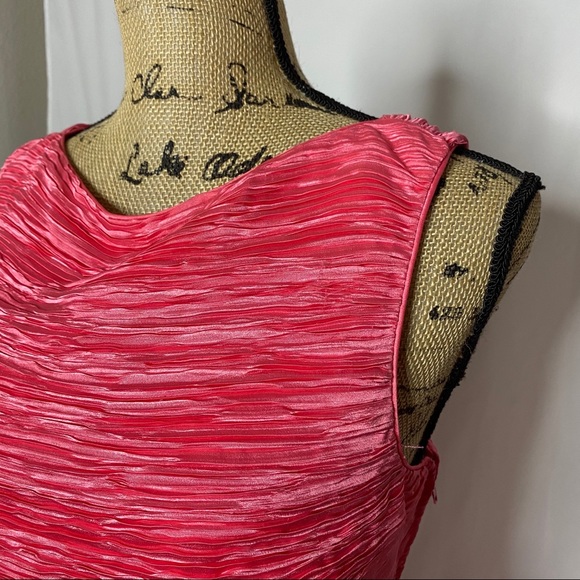 Mary McFadden Pink Pleated Gown - Picture 4 of 10